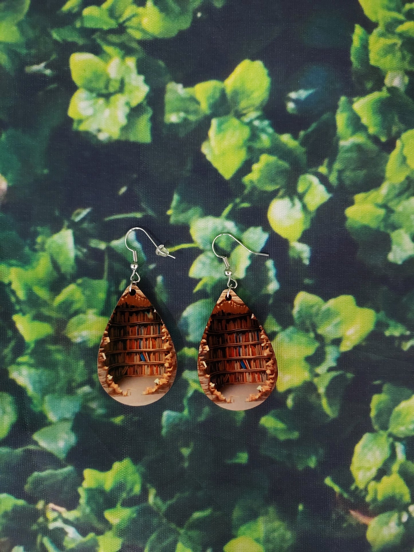 Book Shelf Earrings
